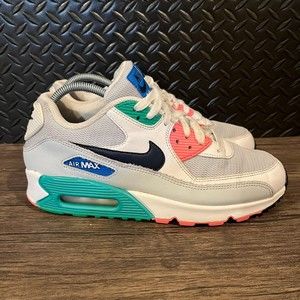 Nike Air Max 90 Watermelon White Pink Green Shoes Mens Size 9 AJ1285-100